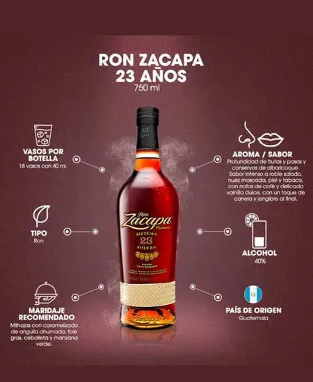 Ron Zacapa 23 Solera x 750ml