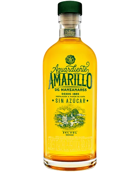 Aguardiente Amarillo de Manzanares sin azúcar x 750ml