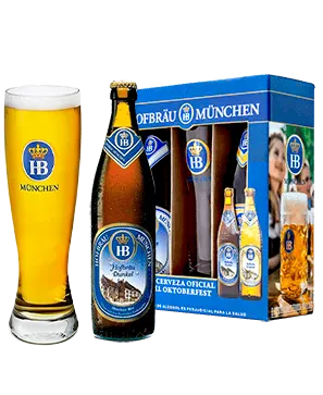 Hofbrau Munchen Giftpack x 500ml