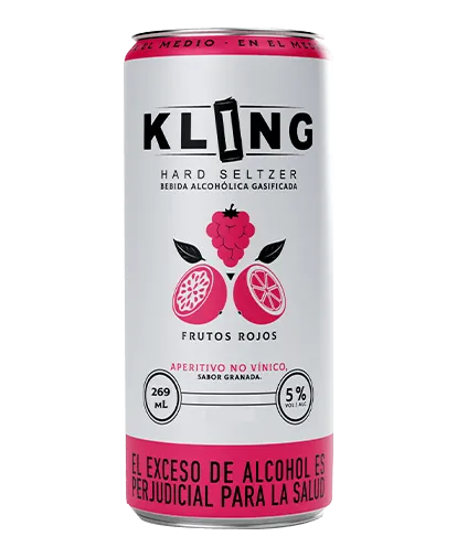 Kling Hard Seltzer Frutos Rojos