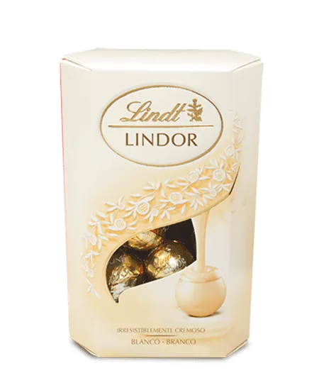 Lindor Cornet Blanco x 200g