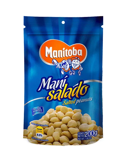 Maní salado Manitoba  x 200g